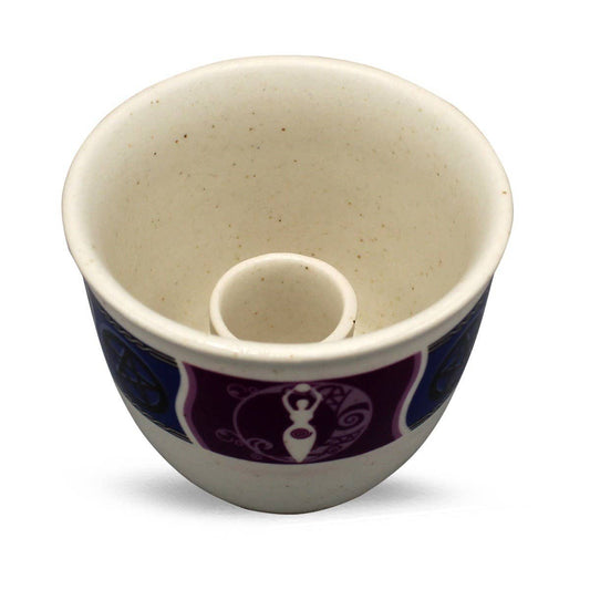 Ceramic Smudge Holder Goddess Small