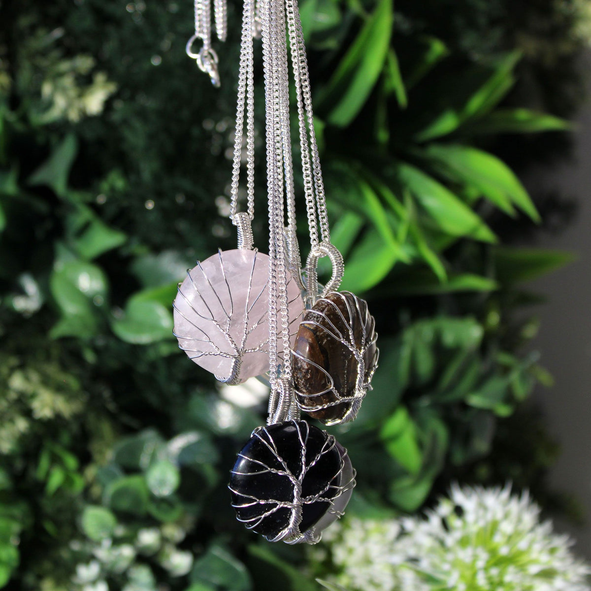 Halsband med Livets träd – opalit