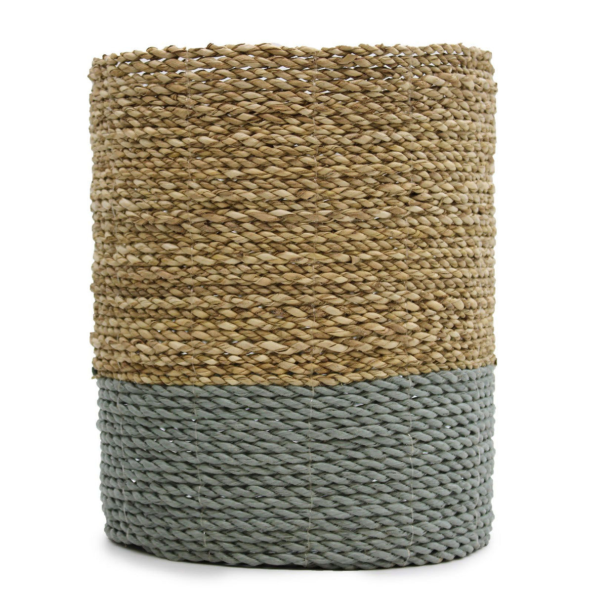 Förvaringsset i sjögräs och raffia – 4 delar