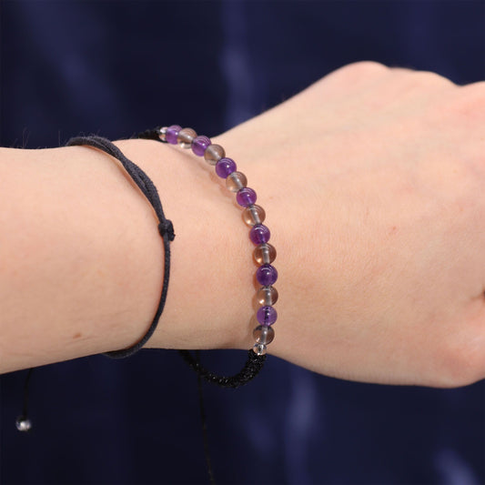 Zodiakljus med kristallarmband – Stenbocken