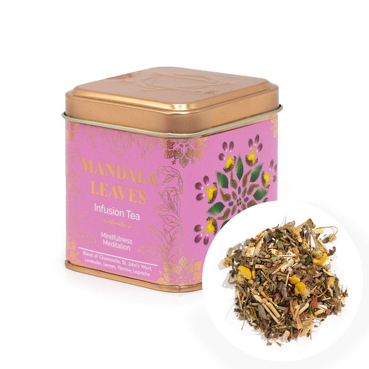 Mindfulness Meditation – kamomill och örter i burk – 50 g