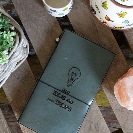 Läderjournal – Good Ideas and Other Dreams, grå