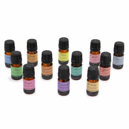 Eteriska oljor – Höstset, 12 × 5 ml + 2 pipetter