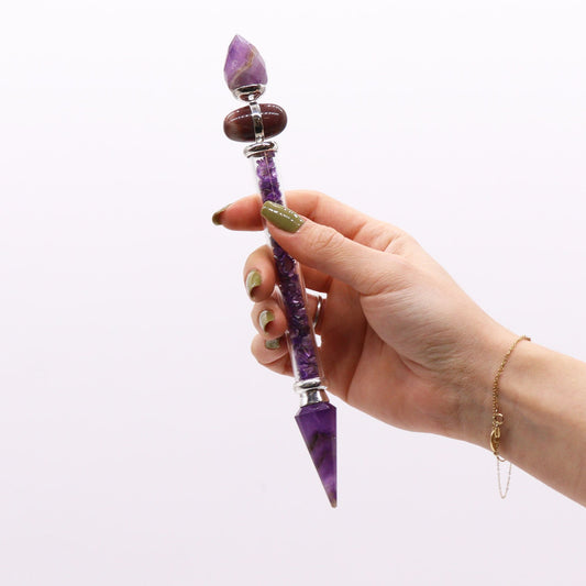 Shiva Lingam-stav – ametist