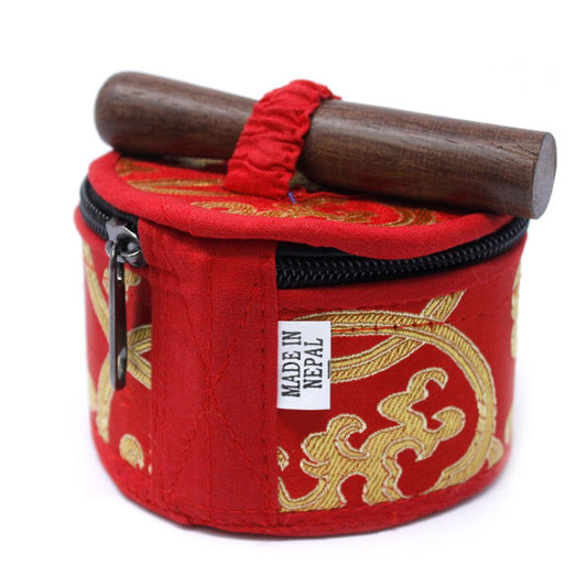 Mini-klangskålsset – röd