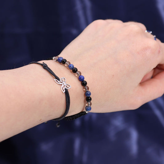 Zodiakljus med kristallarmband – Skorpionen