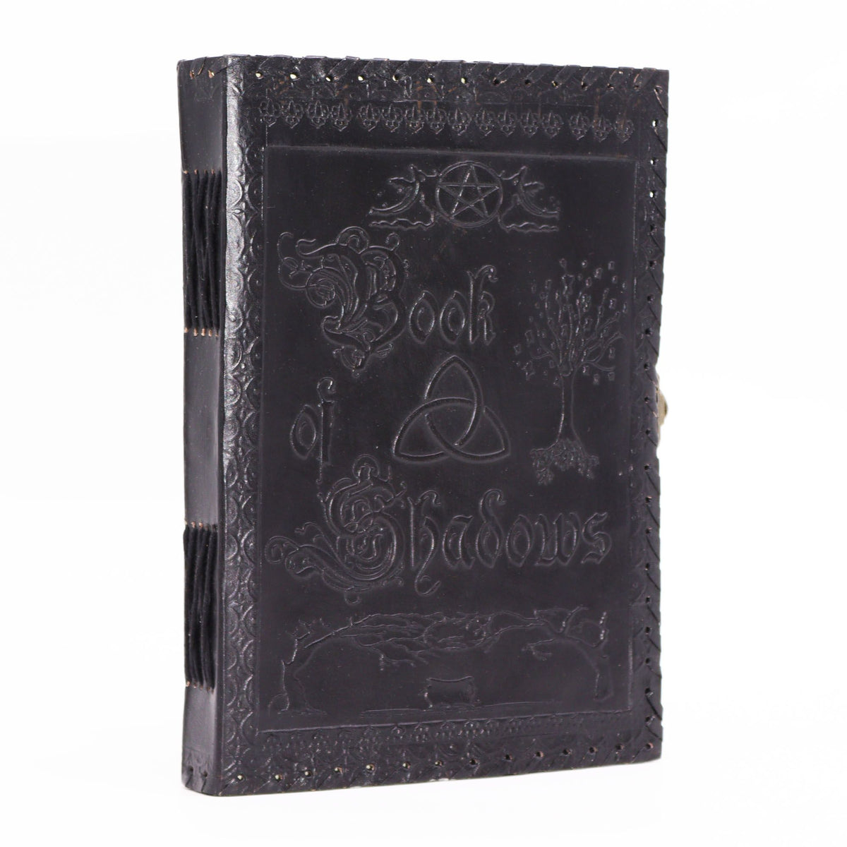 Book of Shadows – stor läderjournal, svart