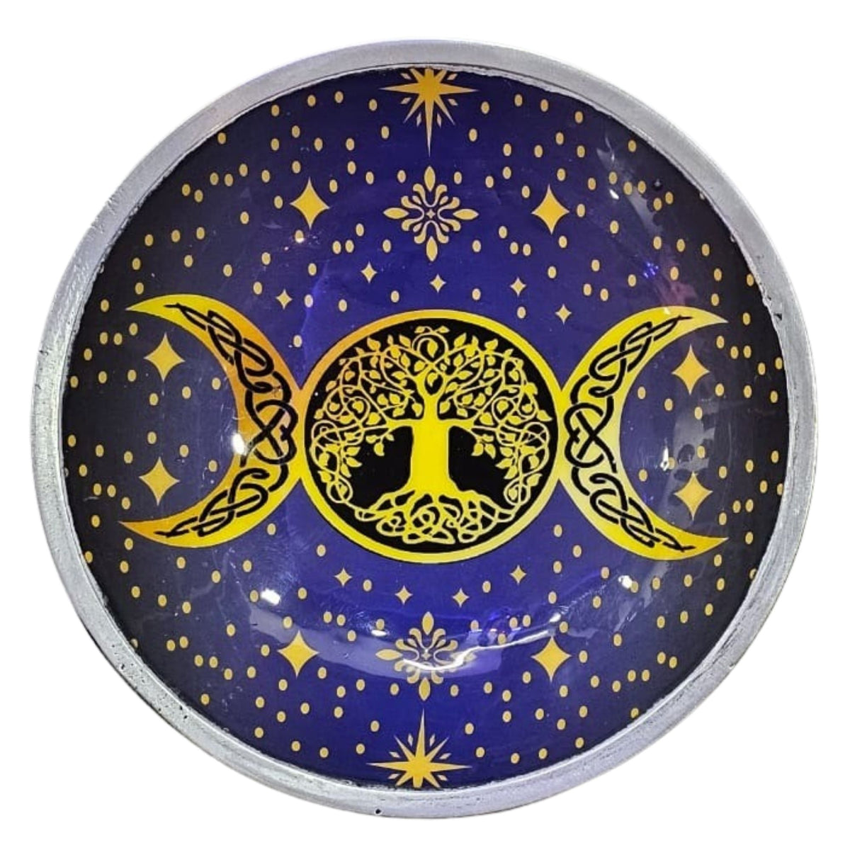 Offerbricka på tre ben – Triple Moon, lila