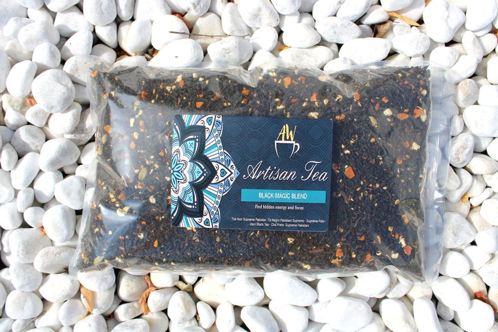 Black Magic – kryddigt svart te, 1 kg