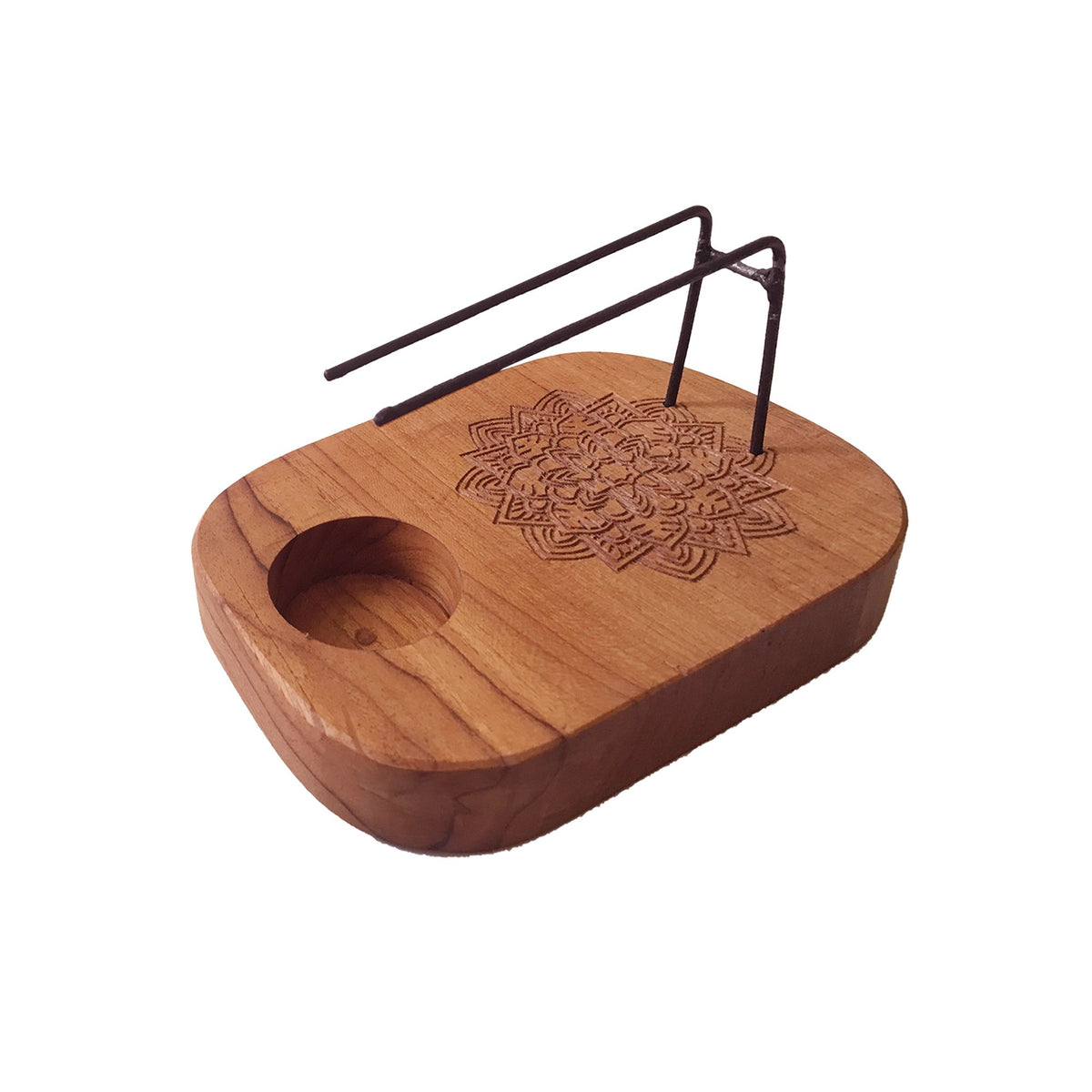 Palo Santo-värmare i teak – Mandala