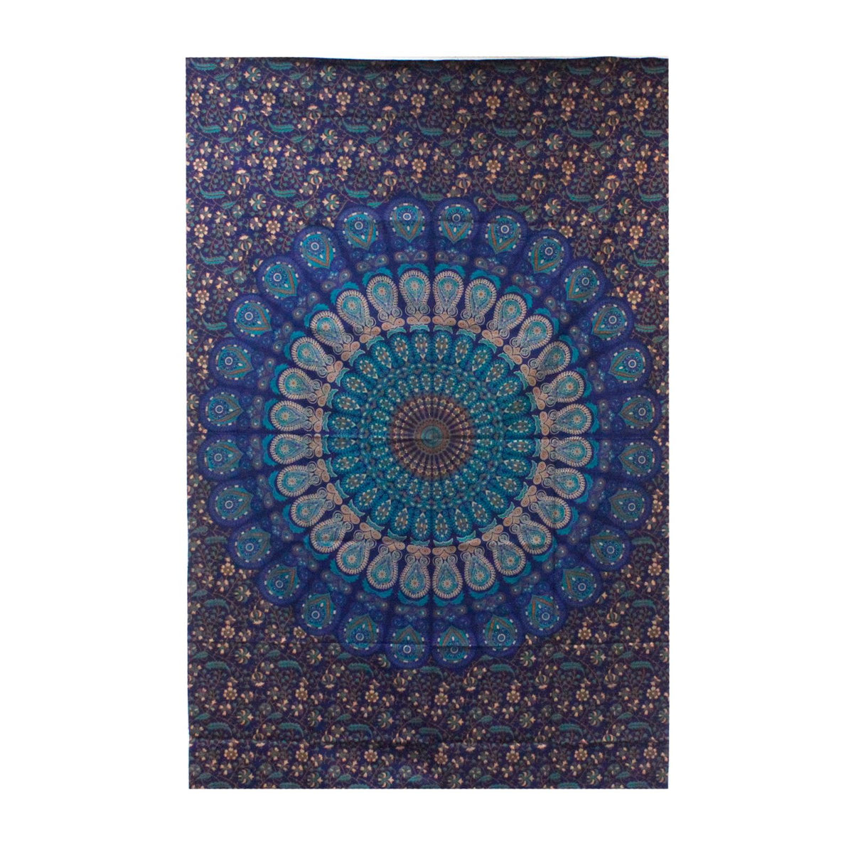 Väggtextil och överkast – klassisk mandala, 230 × 200 cm