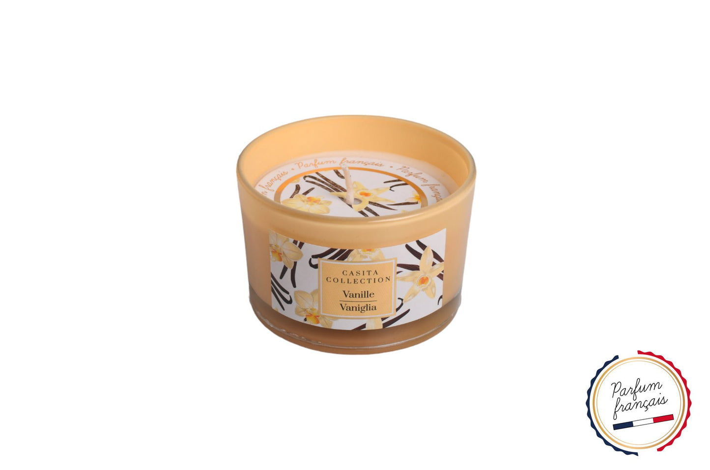 Doftljus i Glas – Ros, Vanilj & Bomullsblomma S | Casita Collection