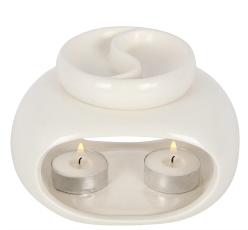 Off White Double Oil Burner