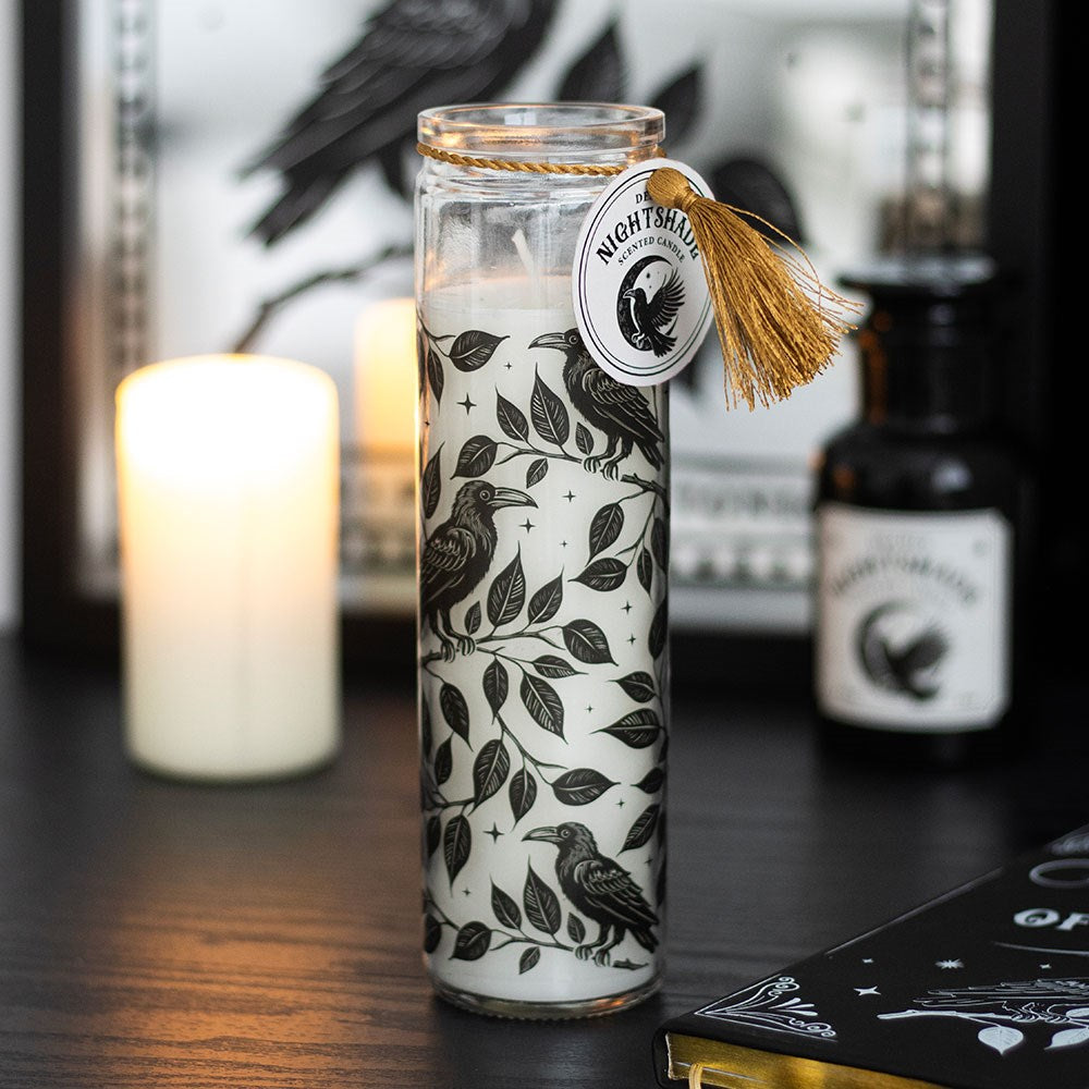 MYSTIC RAVEN DEADLY NIGHTSHADE TUBE CANDLE