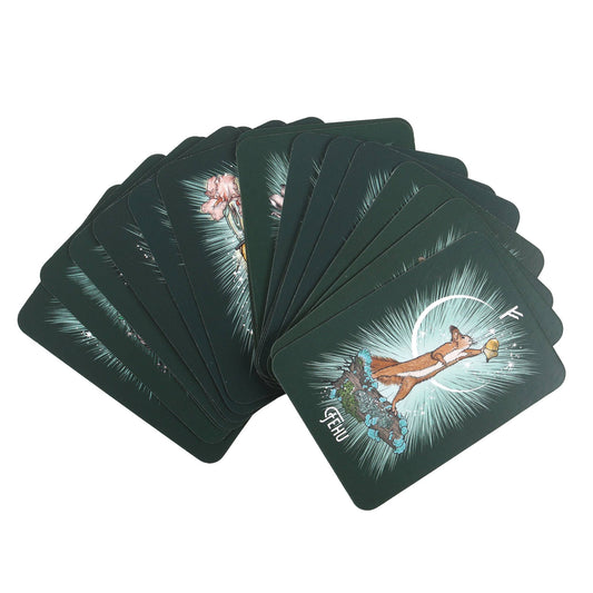 The Witch’s Familiar Runic Oracle – Orakelkort & Guidebok