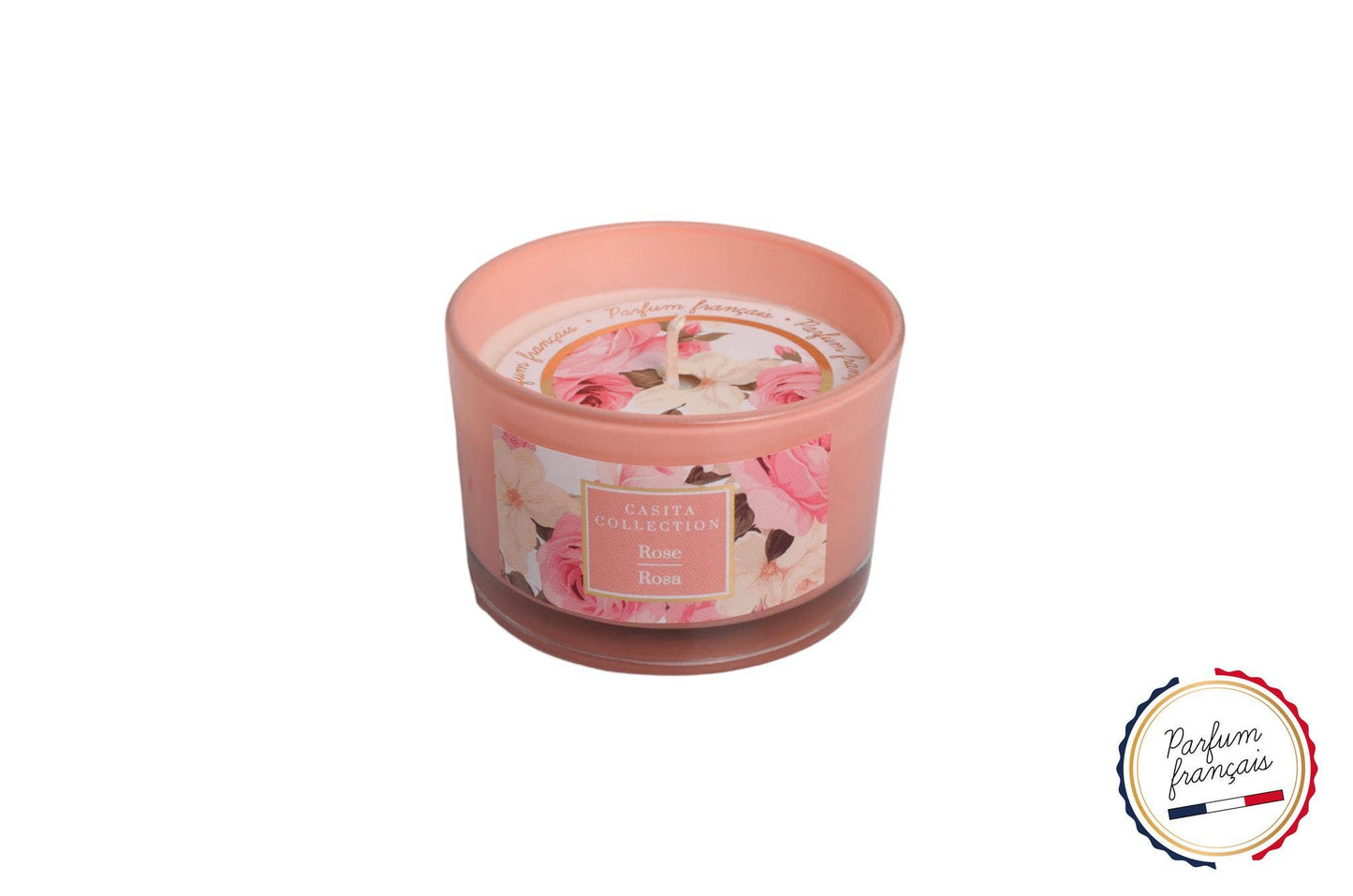 Doftljus i Glas – Ros, Vanilj & Bomullsblomma S | Casita Collection