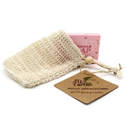 Tvålpåse i mjuk jute – 1 st, 15 × 10 cm