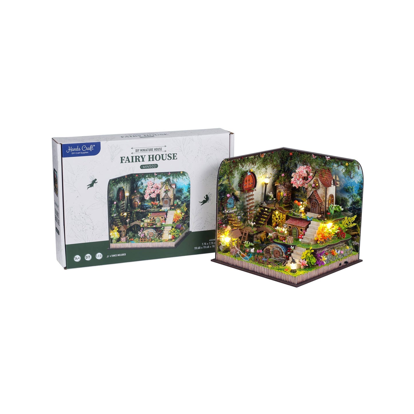 DIY miniatyrhussats: Älva hus