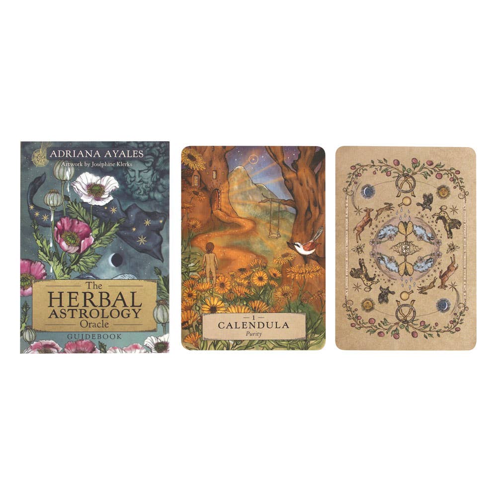 The Herbal Astrology Oracle – Orakelkort & Guidebok