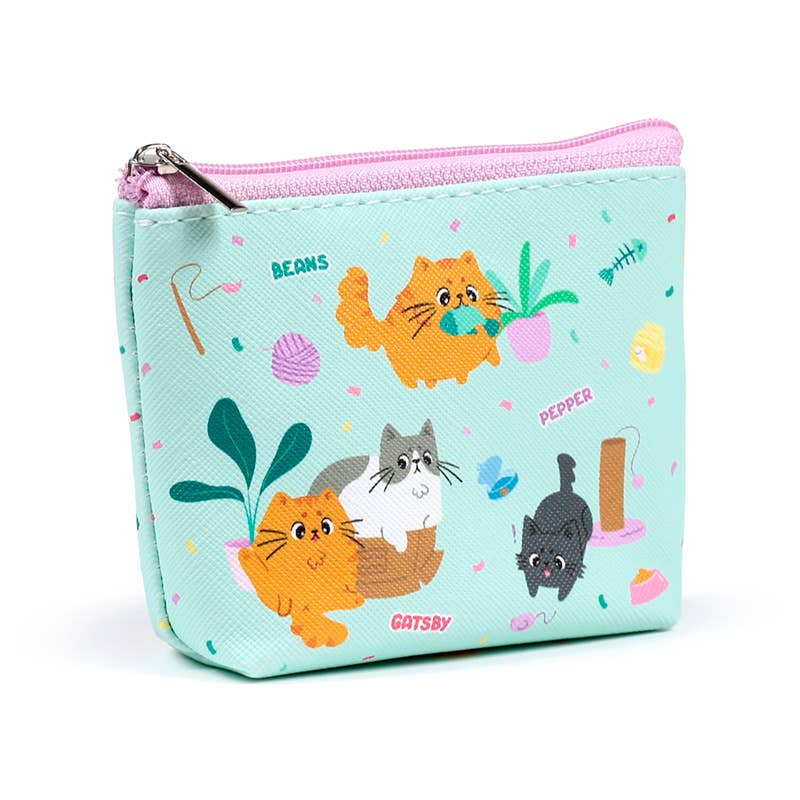 Plånbok med kattmotiv
