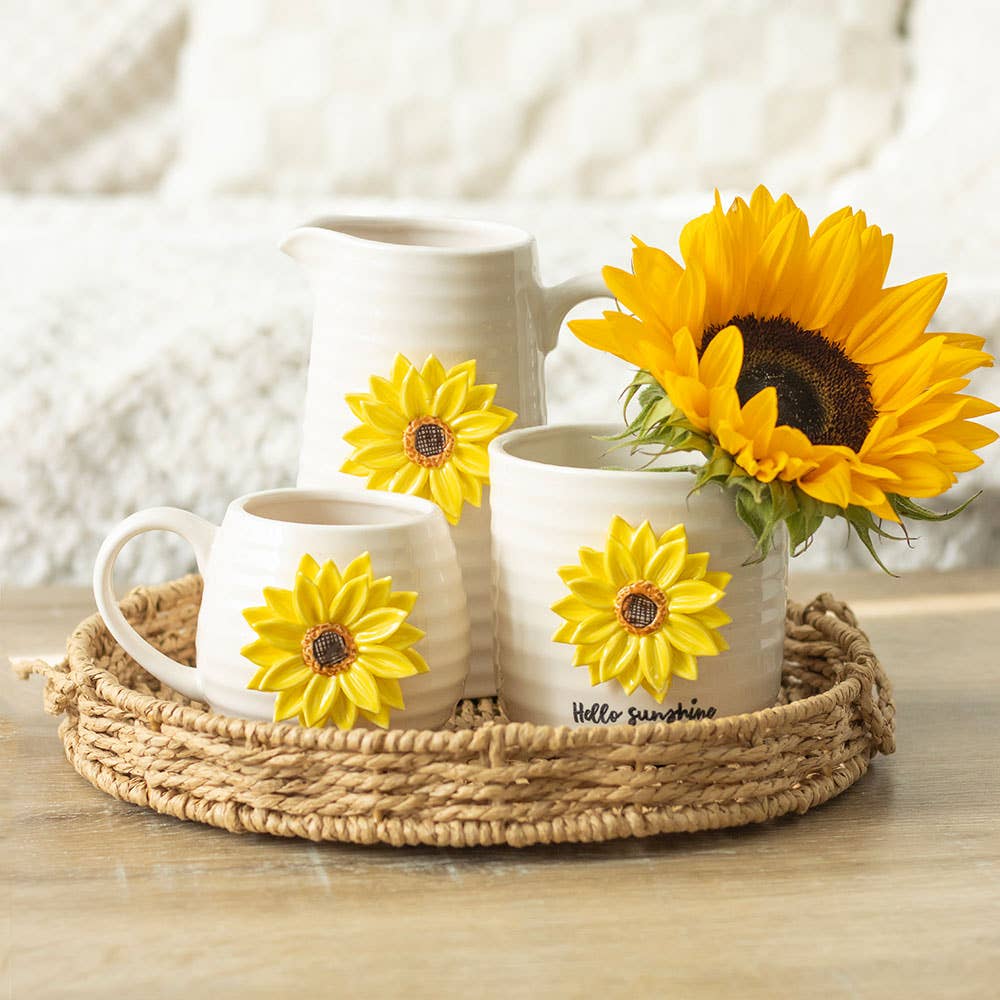 Solrosmugg i Keramik – Summer Sunflower