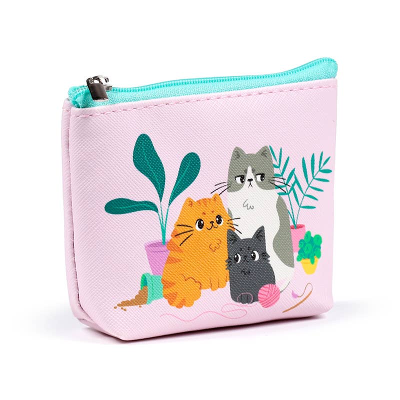 Plånbok med kattmotiv