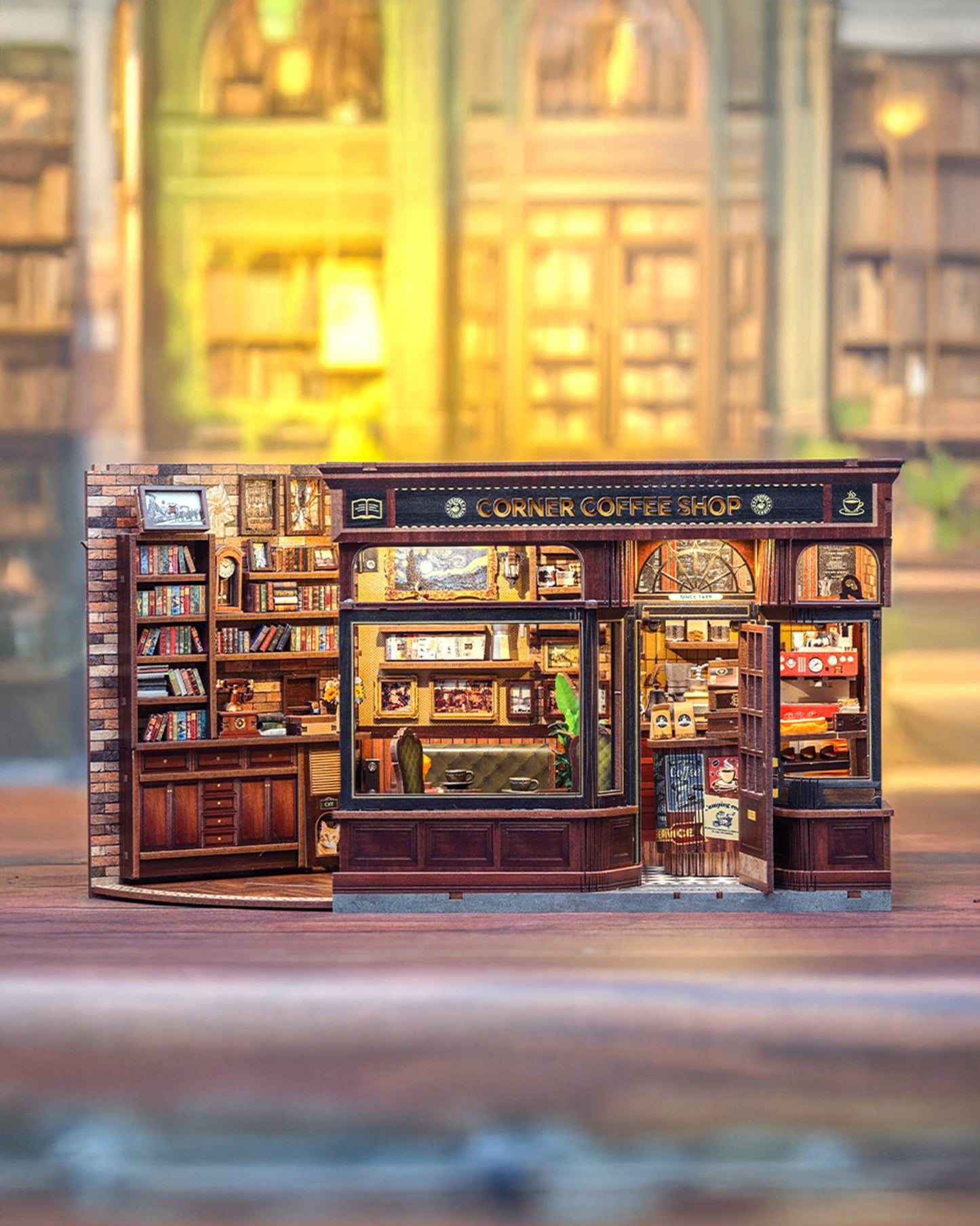 DIY Book Nook - Elegant Café