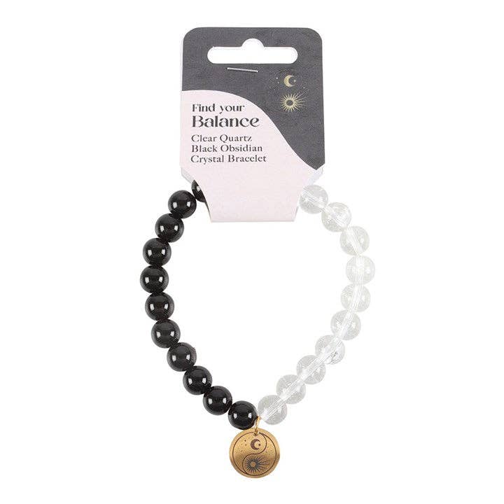 Yin & Yang Kristallarmband – Balans & Harmoni