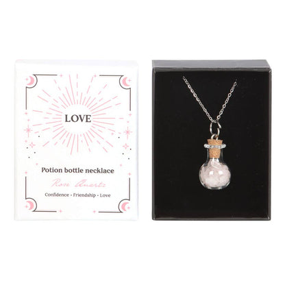 Crystal Witch Miniatyr Trollflaska Halsband – Kristallmagi (3 varianter) – smycke