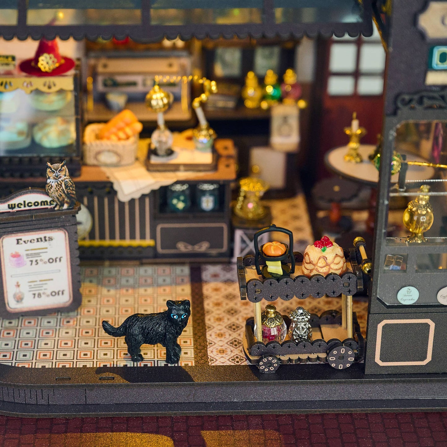 DIY miniatyrhussats: Magiskt kafé