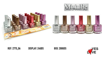 Metallic nagellack – flera färger