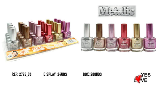 Metallic nagellack – flera färger