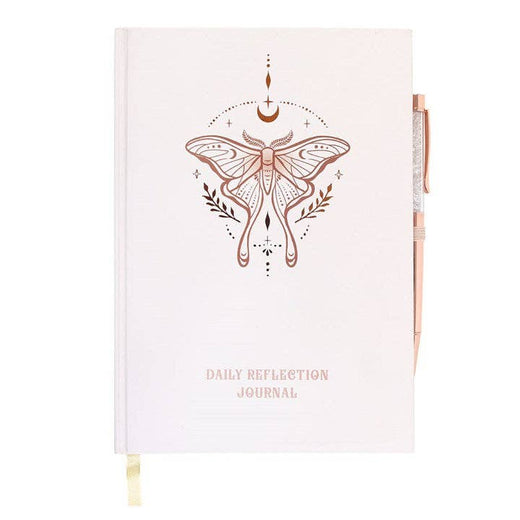 Light Luna Moth reflektionsdagbok