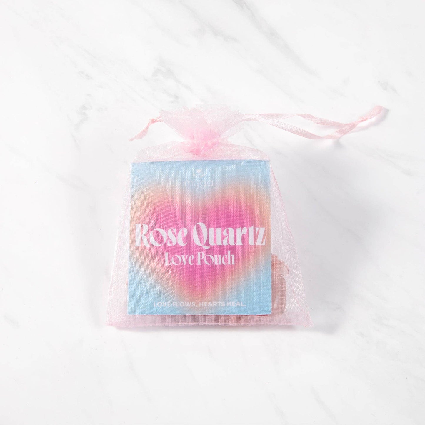 Stone Pouch Collection – Hjärtsten, Armband & Tumlad Kristall