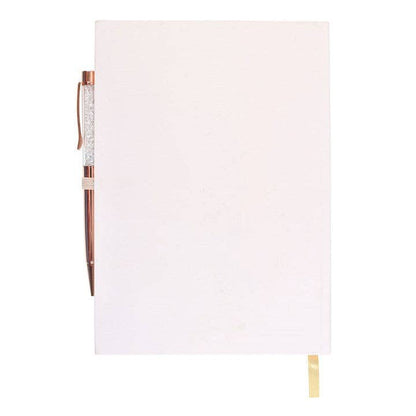 Light Luna Moth Reflektionsdagbok – Daglig Journaling & Klarhet