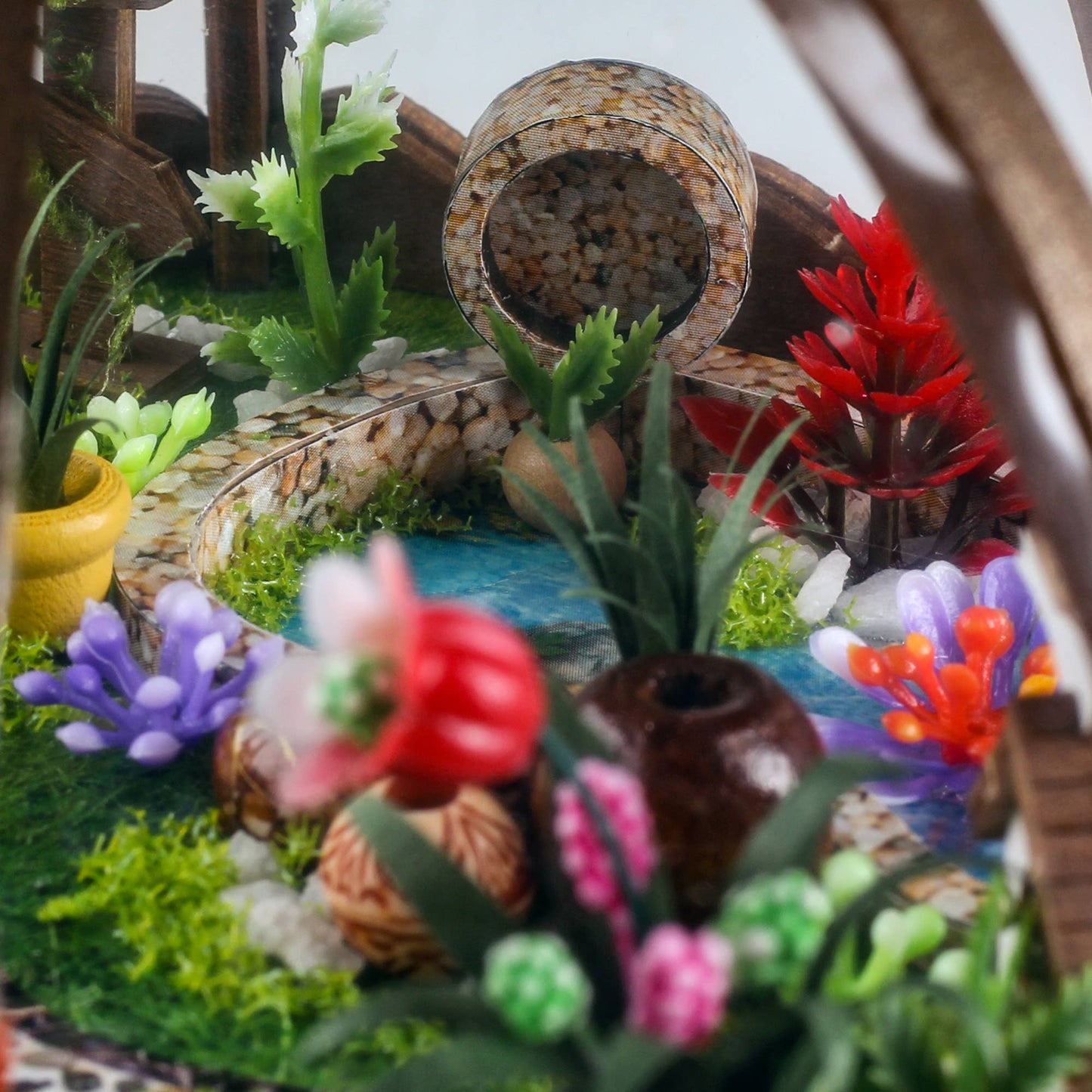 DIY miniatyrhussats: Växthusoas