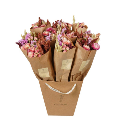 Torkade blommor - Market More - Rosa