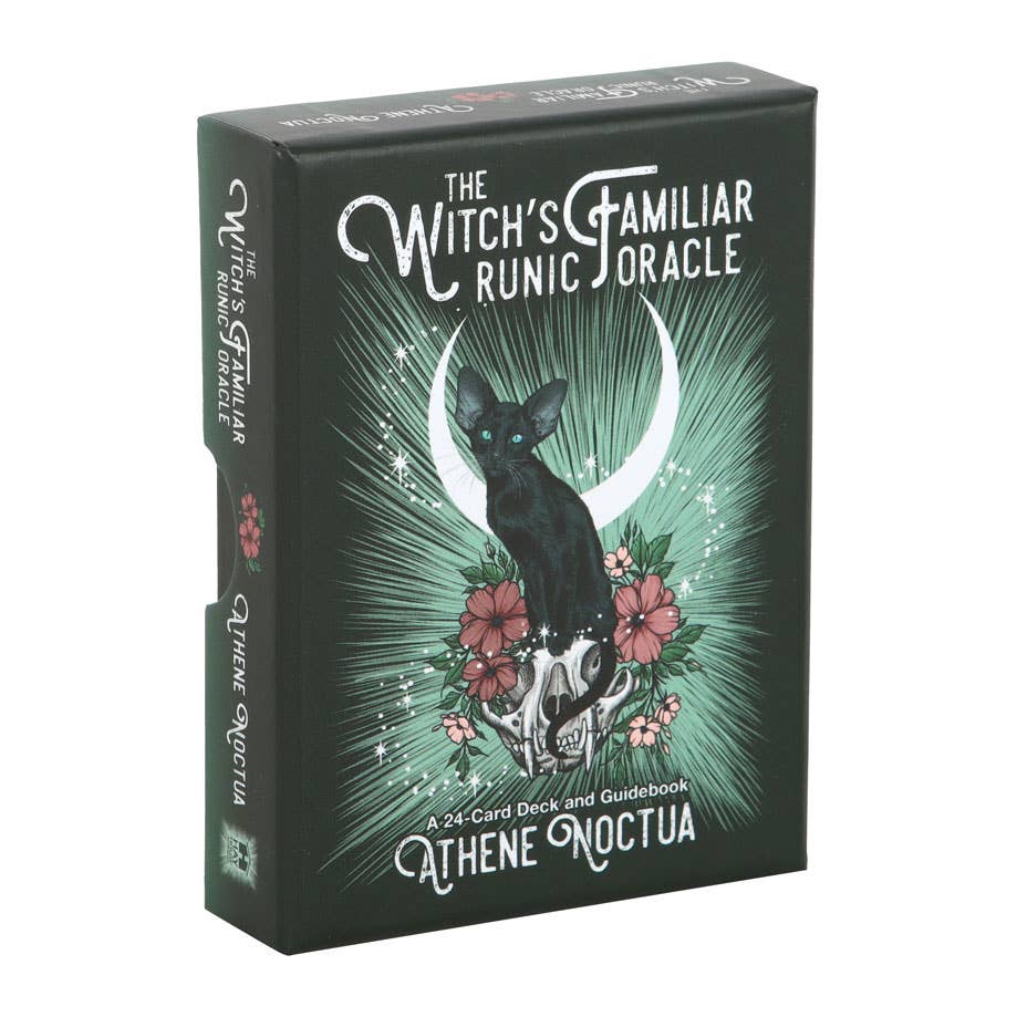 The Witch’s Familiar Runic Oracle – Orakelkort & Guidebok