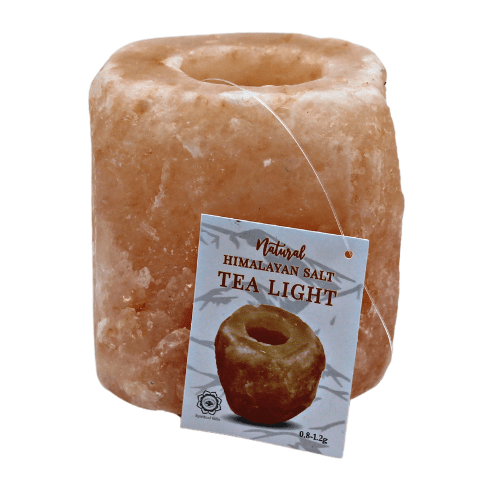 Himalayan Salt Tealight Holder Orange without box