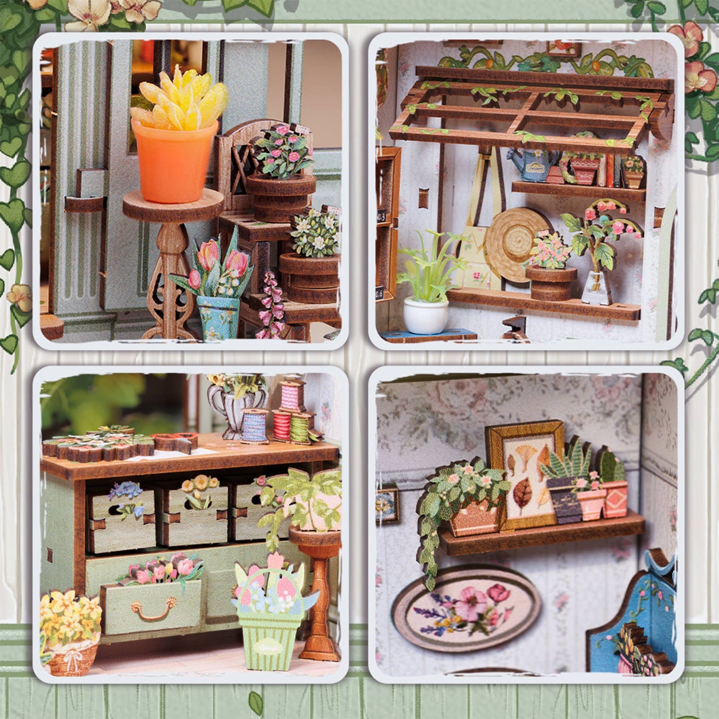 DIY Book Nook -  Florist på Champs-Élysées