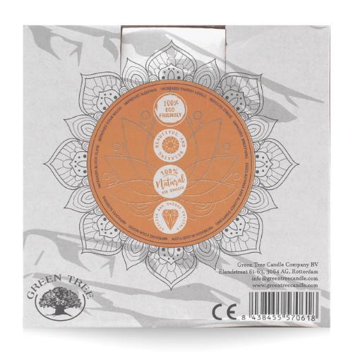 Himalaya Salt Värmeljushållare Orange