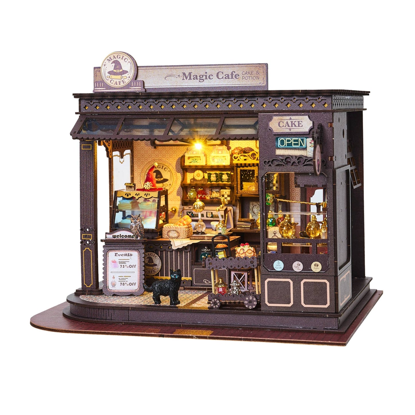 DIY miniatyrhussats: Magiskt kafé