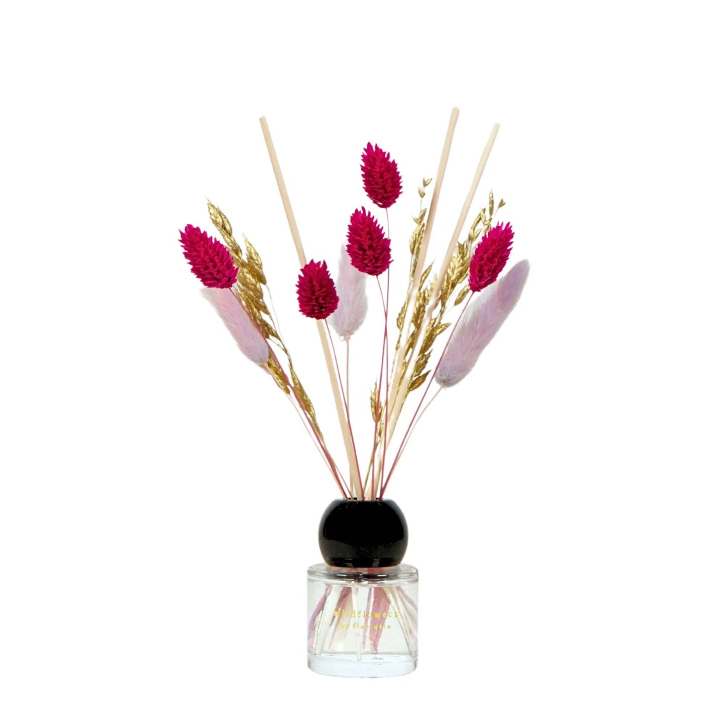 Reed Diffuser med Torkade Blommor 50ML - Sandelträ Essens