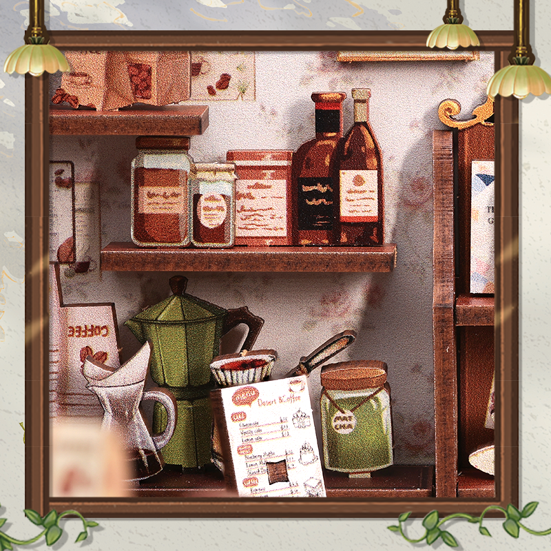 DIY Book Nook - Sunny Café