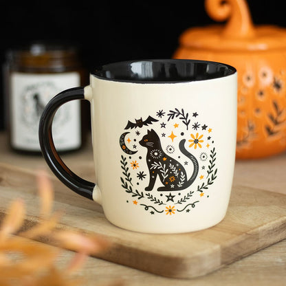 Mugg - Svart katt, 370ml