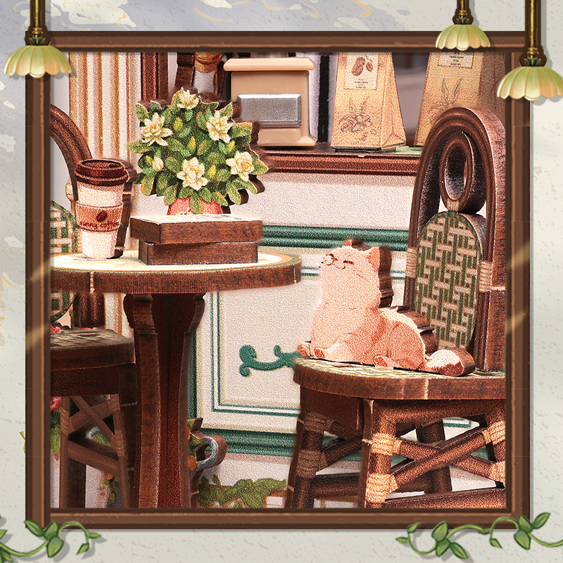 DIY Book Nook - Sunny Café