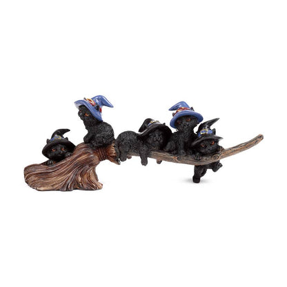 Häxans Svarta Katt – Dekoration i Resin – hemdekoration