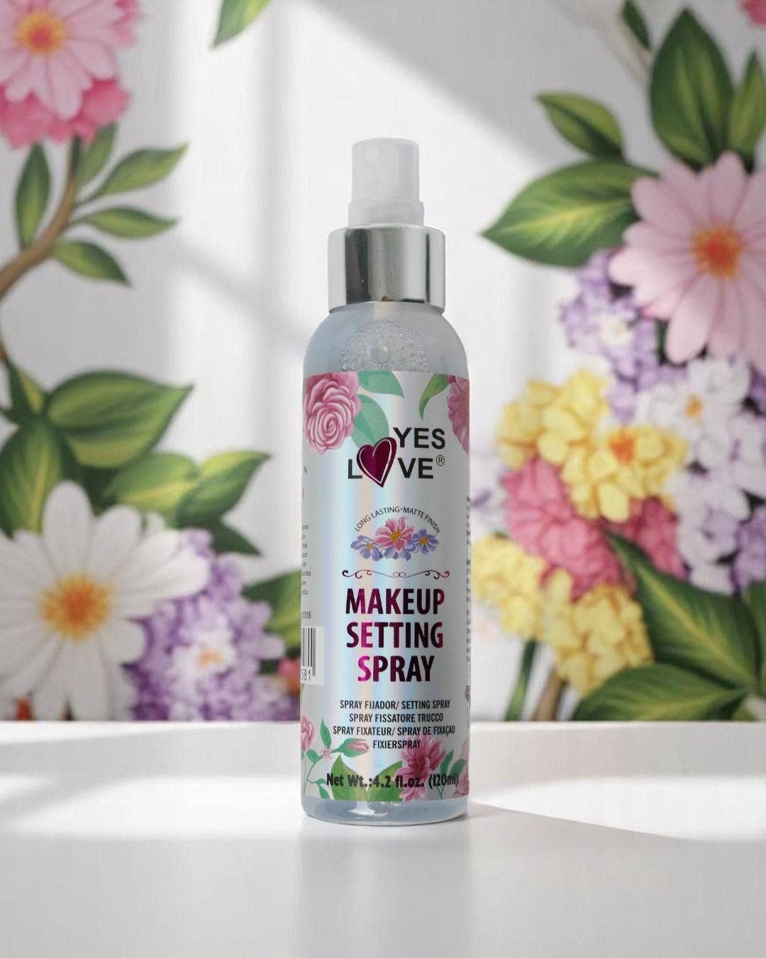 Makeup Setting Spray med rosdoft