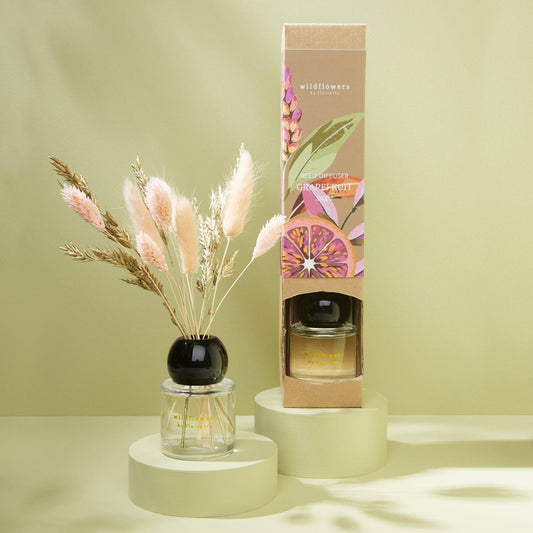 Reed Diffuser med torkade blommor 50ML - Grapefrukt Salvia