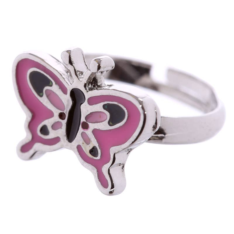 Mood Ring – Djur, Insekter & Blommor (Justerbar)